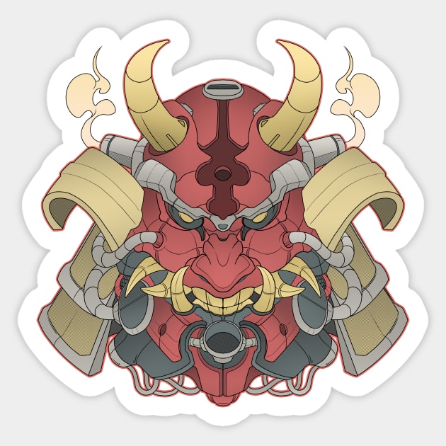 Cyber Oni Sticker by K2Gproject